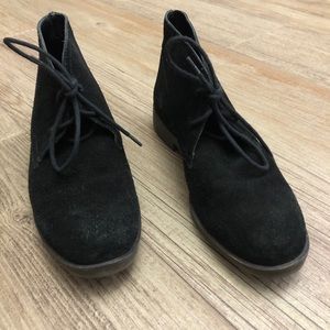 ‼️SOLD‼️Lucky Brand Black Suede Garboh Shoes